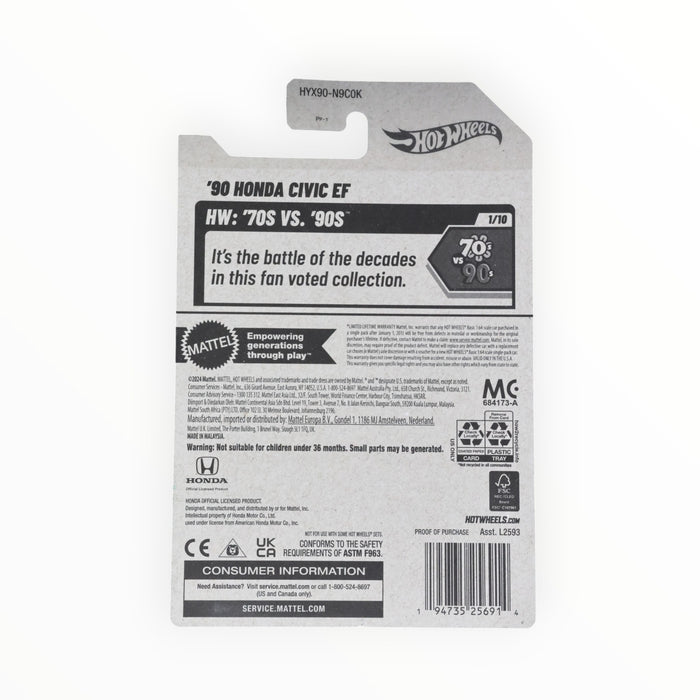 Hot Wheels '90 Honda Civic EF - Mainline (2025) 28/250