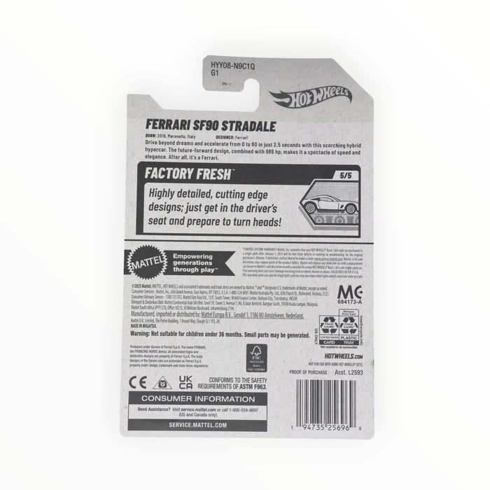 Hot Wheels Ferrari SF90 Stradale - Mainline (2025) 191/250