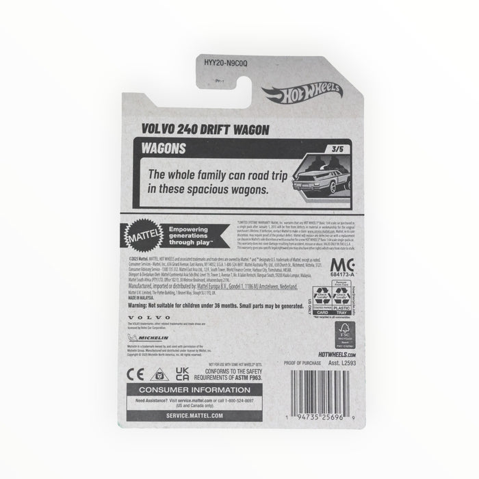 Hot Wheels Volvo 240 Drift Wagon - Mainline (2025) 227/250