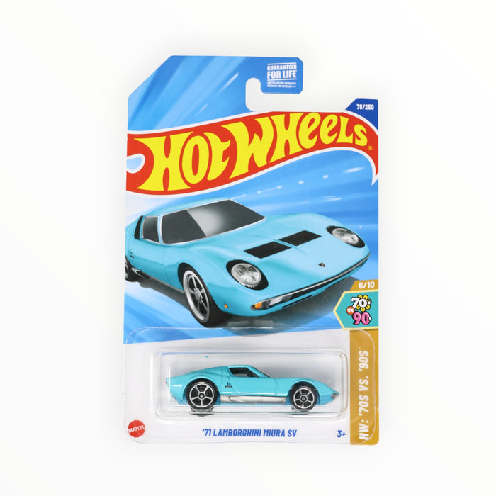 Hot Wheels '71 Lamborghini Miura SV - Mainline (2025) 78/250
