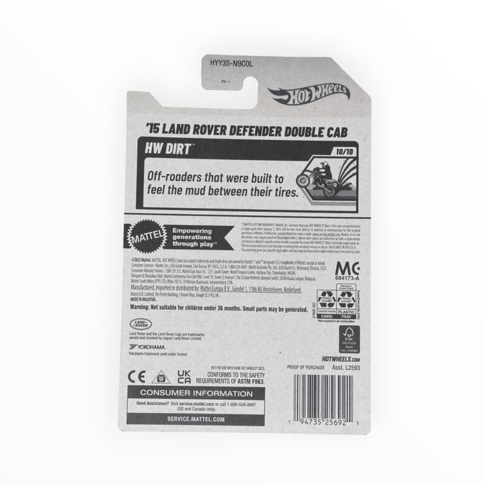 Hot Wheels '15 Land Rover Defender Double Cab - Mainline (2025) 179/250