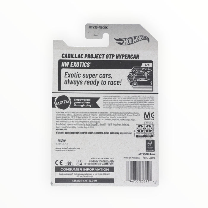 Hot Wheels Cadillac Project GTP Hypercar - Mainline (2025) 99/250