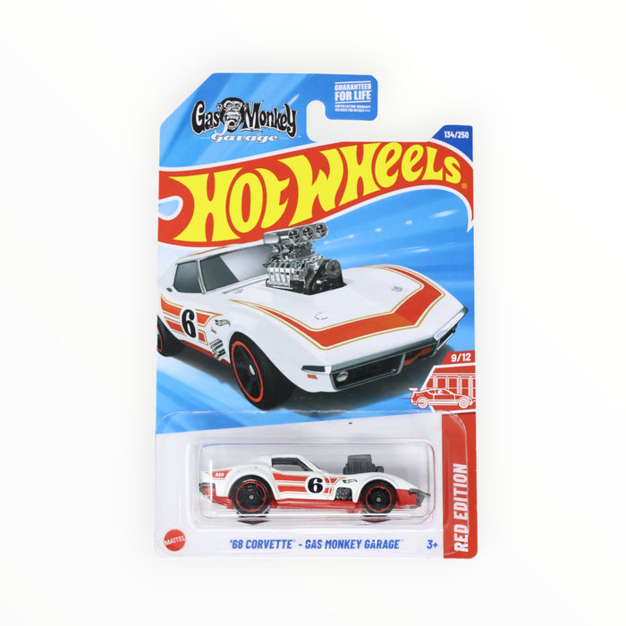 Hot Wheels '68 Corvette - Gas Monkey Garage (Red Edition) Mainline (2025) 134/250