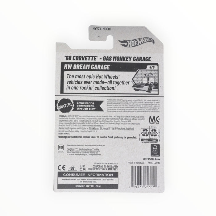 Hot Wheels '68 Corvette - Gas Monkey Garage - Mainline (2025) 134/250