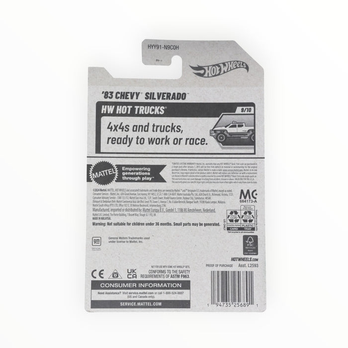 Hot Wheels '83 Chevy Silverado - Mainline (2025) 157/250