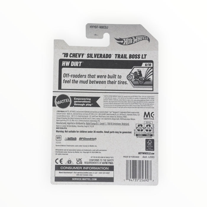 Hot Wheels '19 Chevy Silverado Trail Boss LT - Mainline (2025) 152/250