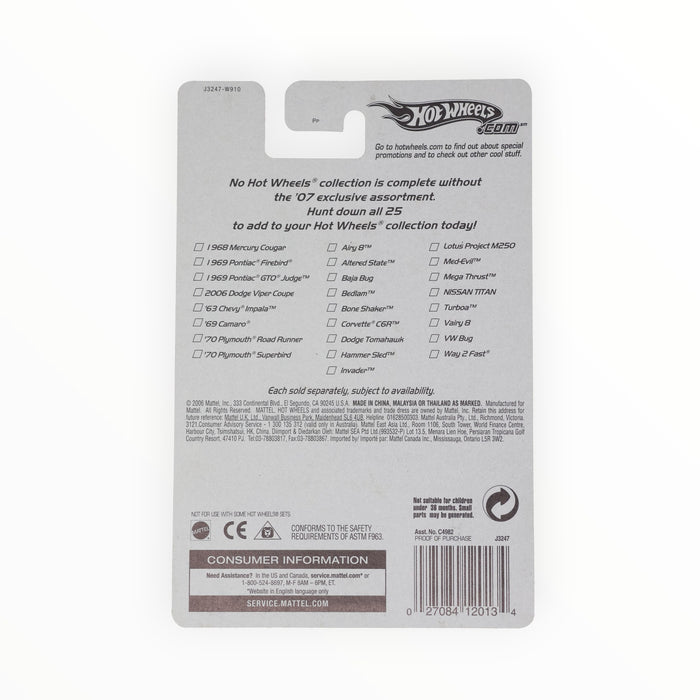 Hot Wheels Bone Shaker - Red Card (2007)