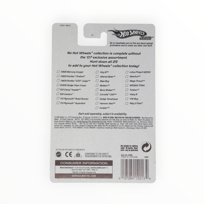 Hot Wheels Hammer Sled - Red Card (2007)