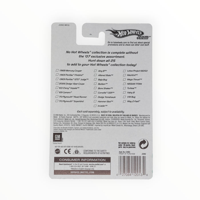 Hot Wheels '69 Camaro - Red Card (2007)