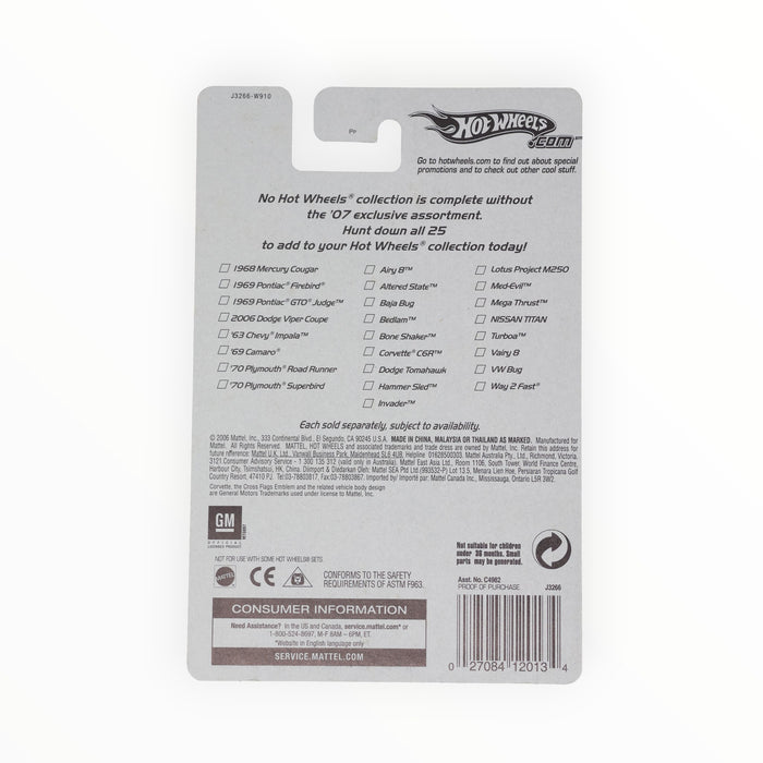 Hot Wheels Corvette C6R - Red Card (2007)