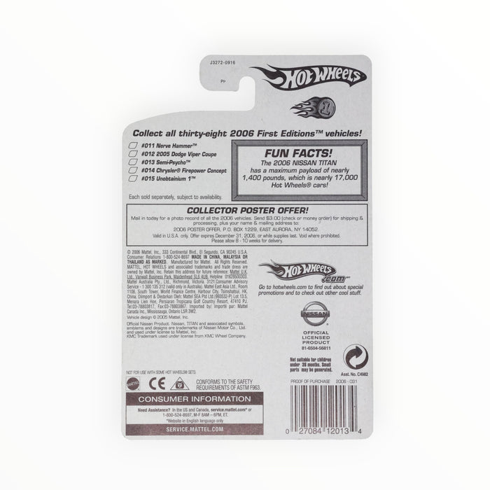 Hot Wheels Nissan Titan - Mainline (2006) 31/223