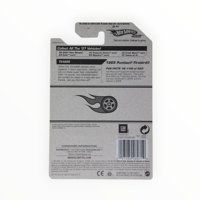 Hot Wheels 1969 Pontiac Firebird T/A - Mainline (2006) 100/223