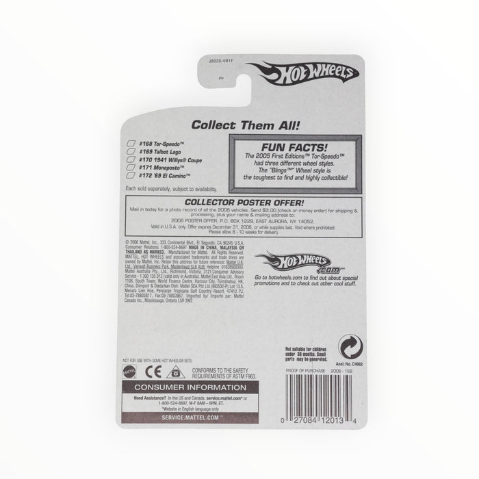 Hot Wheels Tor-Speedo - Mainline (2006) 168/223