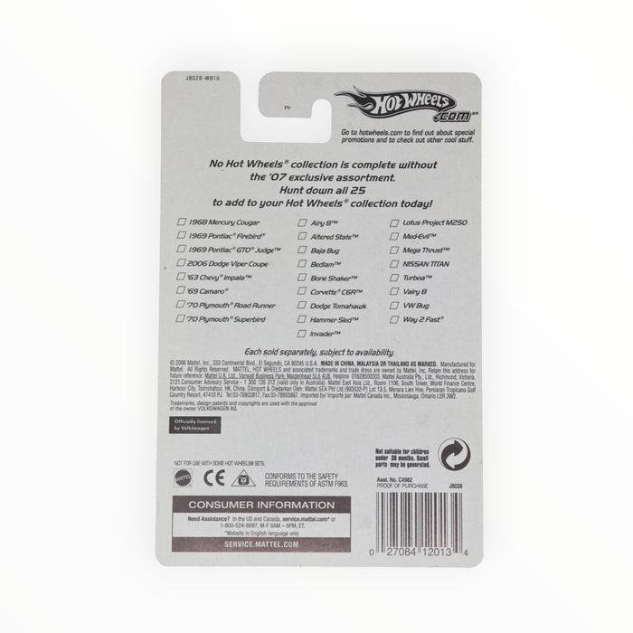 Hot Wheels VW Bug - Red Card (2007)