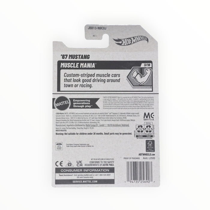 Hot Wheels '67 Mustang - Mainline (2025) 189/250