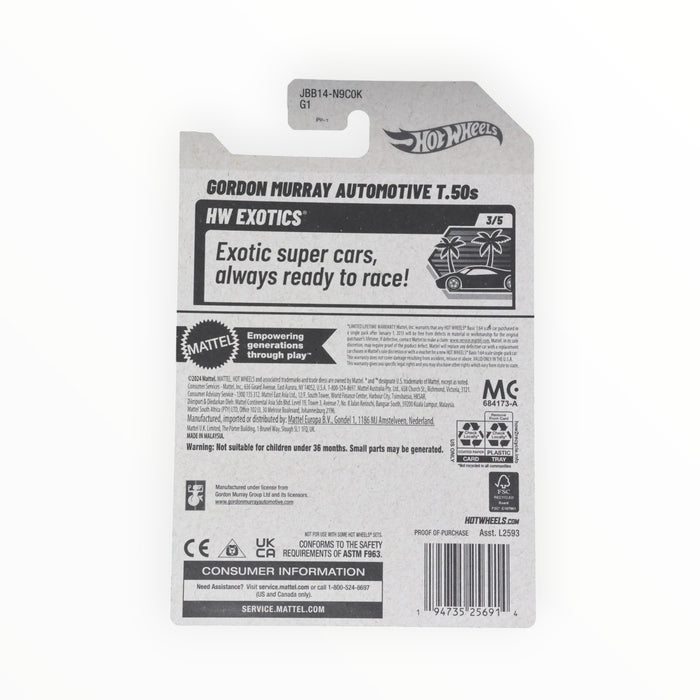 Hot Wheels Gordon Murray Automotive T.50s - Mainline (2025) 190/250