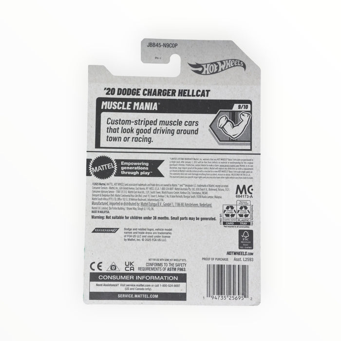 Hot Wheels '20 Dodge Charger Hellcat - Mainline (2025) 240/250