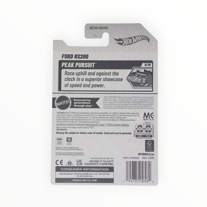 Hot Wheels Ford RS200 (Super Treasure Hunt) 2025 - 247/250