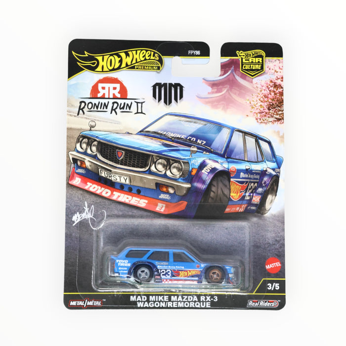 Hot Wheels Mad Mike Mazda RX-3 Wagon - Car Culture (2025)