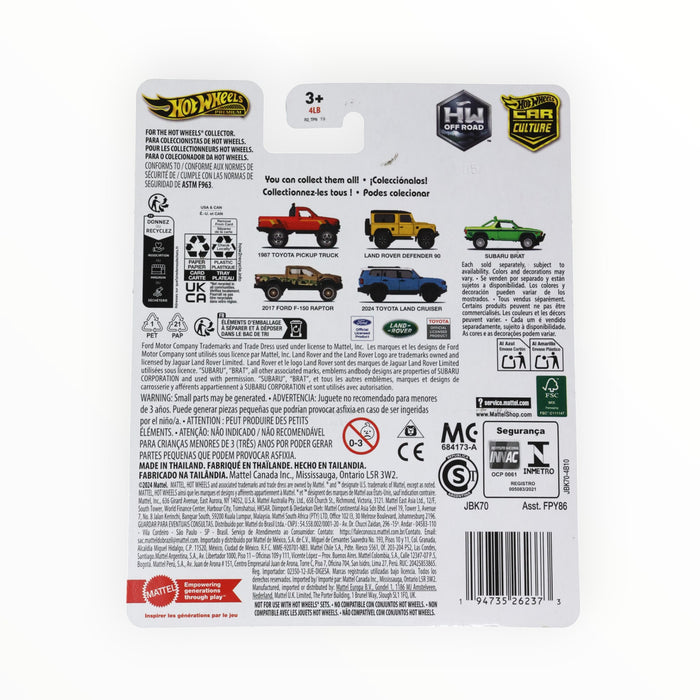 Hot Wheels 2017 Ford F-150 Raptor - Car Culture (2025)