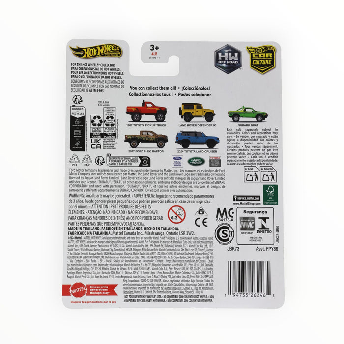 Hot Wheels 1987 Toyota Pickup Truck - Car Culture (2025)