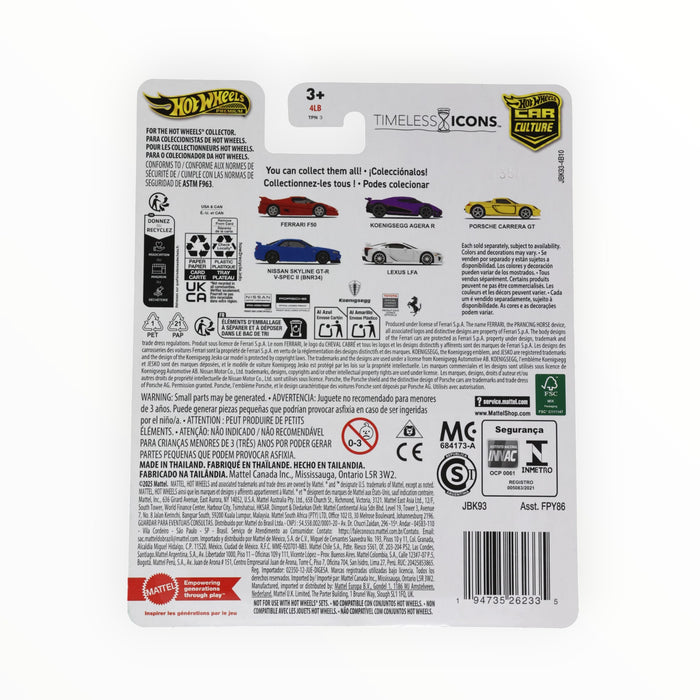 Hot Wheels Koenigsegg Agera R - Car Culture (2025)