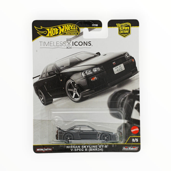 Hot Wheels Nissan Skyline GT-R V·Spec II (BNR34) (Chase) Car Culture (2025)