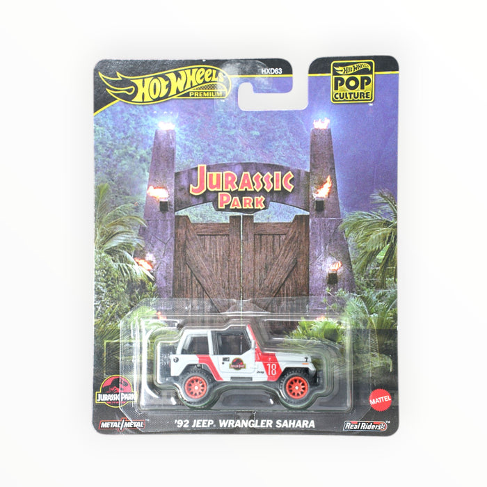 Hot Wheels 92 Jeep Wrangler Sahara (Jurassic Park) Pop Culture (2025)