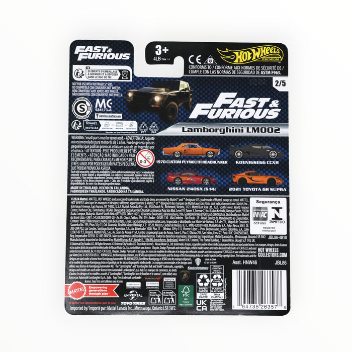 Hot Wheels Lamborghini LM002 (Fast & Furious) Fast & Furious Premium (2025) 2/5