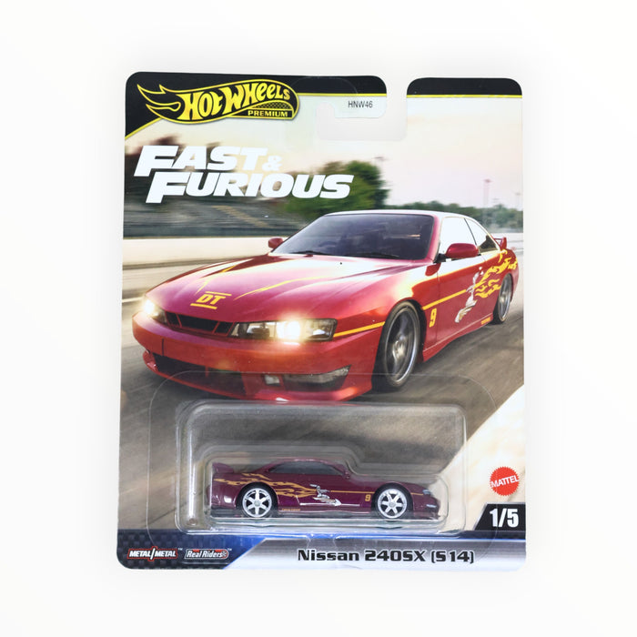 Hot Wheels Nissan 240SX (S14) (The Fast and the Furious) Fast & Furious Premium (2025) 1/5