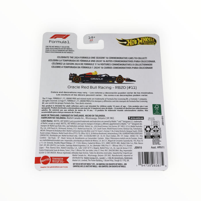 Hot Wheels Oracle Red Bull Racing - RB20 (#11) (Sergio Pérez) Formula One Collection (2025)