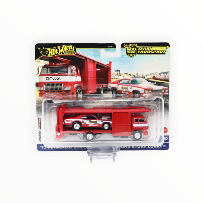 Hot Wheels Second Story Lorry / '73 Plymouth Duster - Car Culture: Team Transport (2025) #82