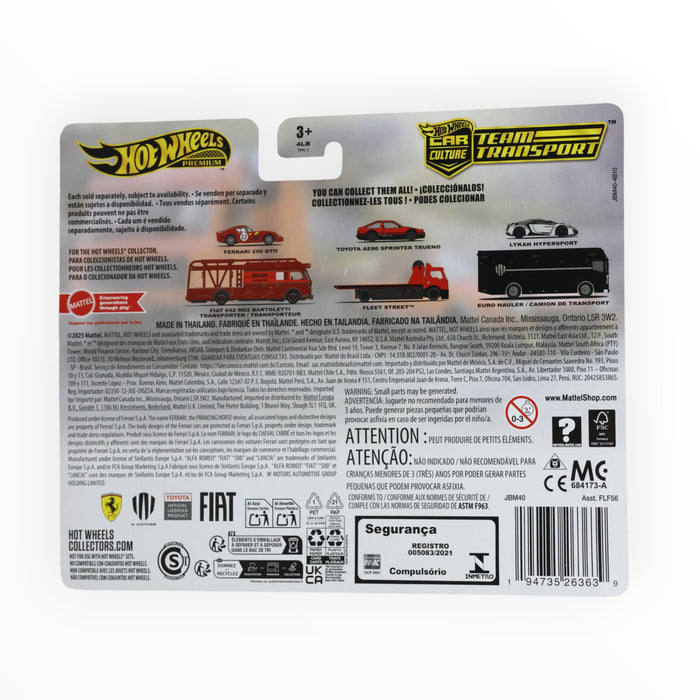 Hot Wheels Fleet Street / Toyota AE86 Sprinter Trueno - Car Culture: Team Transports (2025) #84