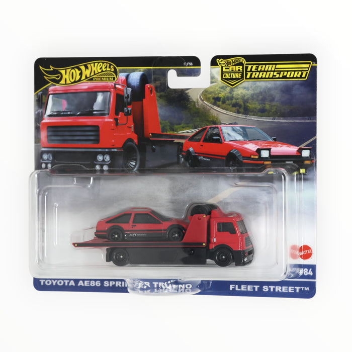 Hot Wheels Fleet Street / Toyota AE86 Sprinter Trueno - Car Culture: Team Transports (2025) #84