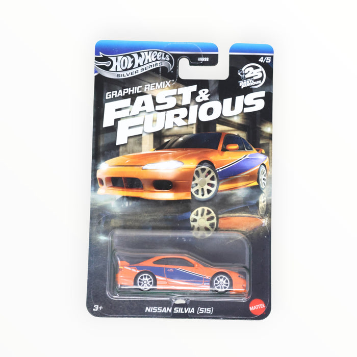 Hot Wheels Nissan Silvia (S15) - Fast & Furious: Graphic Remix (2025) 4/5