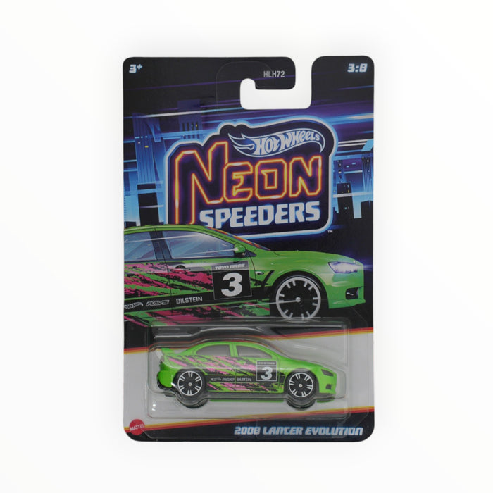 Hot Wheels 2008 Lancer Evolution - Neon Speeders (2025) 3/8