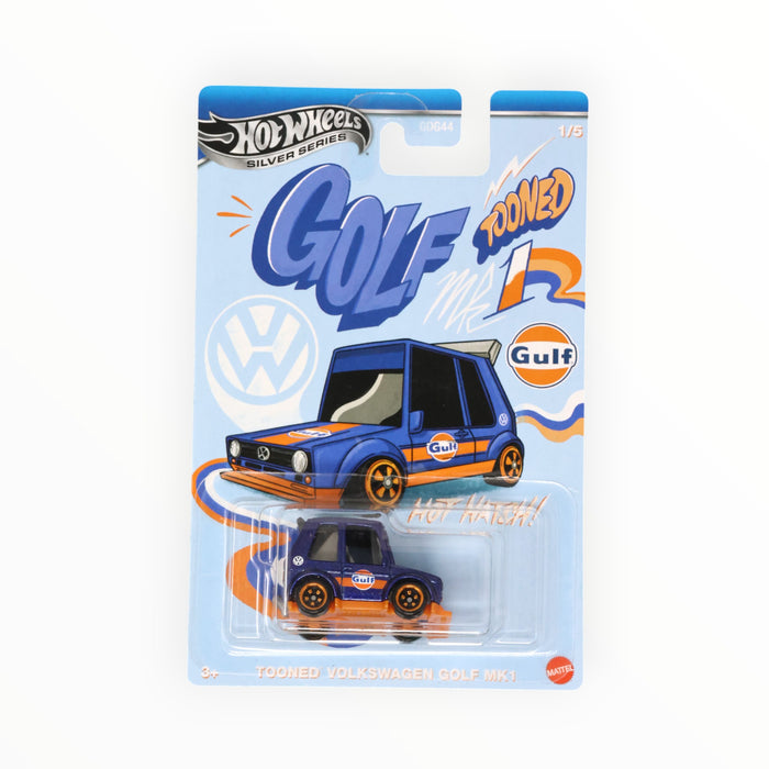 Hot Wheels Tooned Volkswagen Golf Mk1 - Tooned Gulf (2025) 1/5