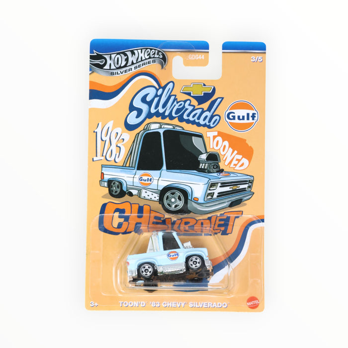 Hot Wheels Toon'd '83 Chevy Silverado - Tooned Gulf (2025) 3/5