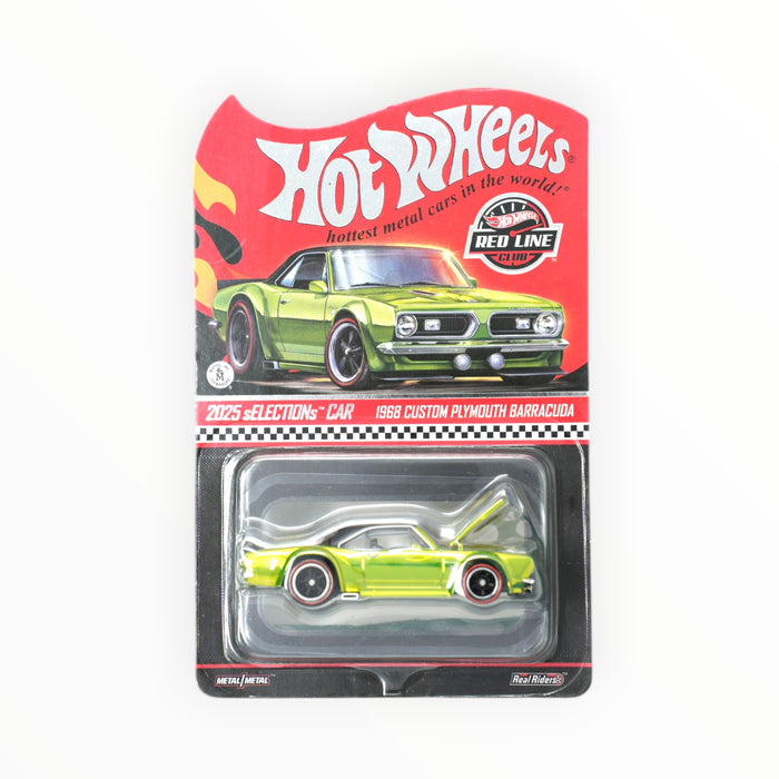 Hot Wheels 1968 Custom Plymouth Barracuda - RLC (2025)