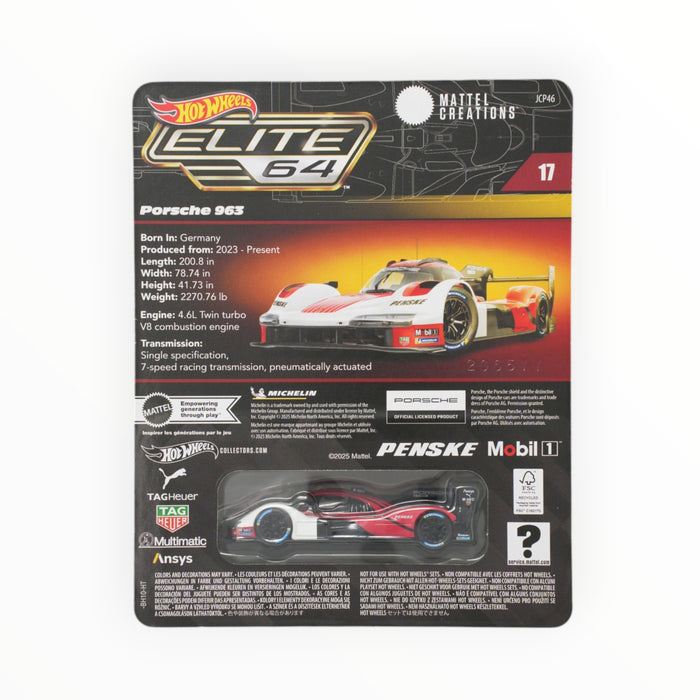 Hot Wheels Porsche 963 - Elite 64 (2025) #17