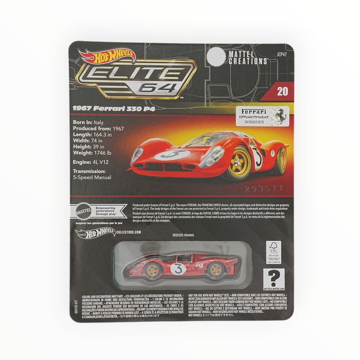 Hot Wheels 1967 Ferrari 330 P4 - Elite 64 (2025) #20