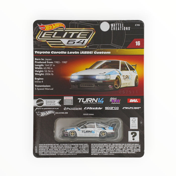 Hot Wheels Toyota Corolla Levin (AE86) Custom - Elite 64 (2025) #16