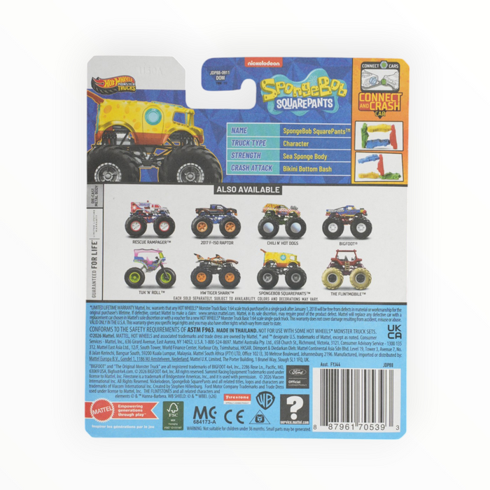 Hot Wheels SpongeBob SquarePants - Monster Trucks (2025)