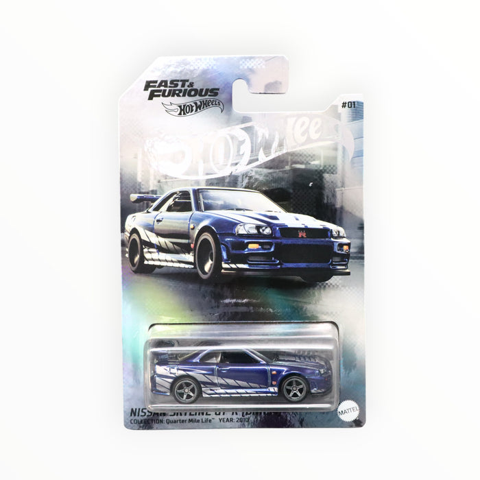 Hot Wheels Nissan Skyline GT-R (BNR34) - NFT Garage (2024) #1