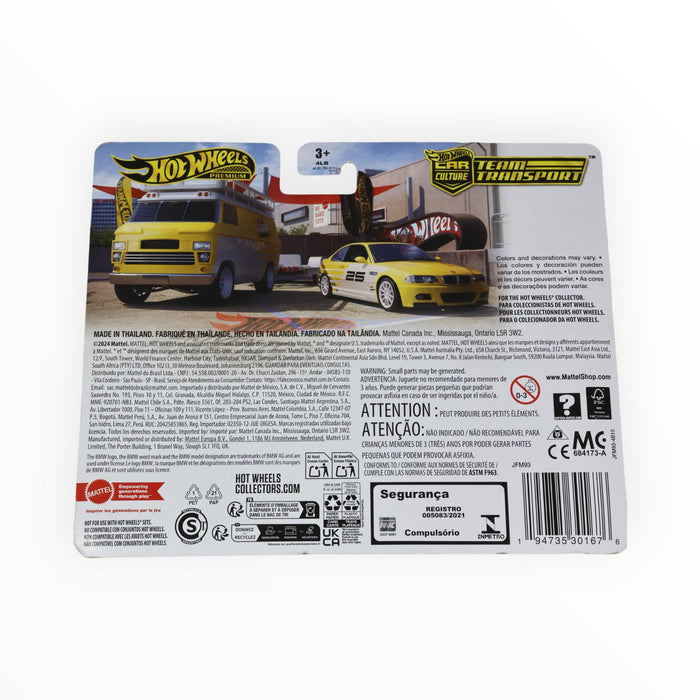 Hot Wheels BMW M3 / HW Rally Hauler / HW Rally Trailer - Car Culture: Team Transport (2025)