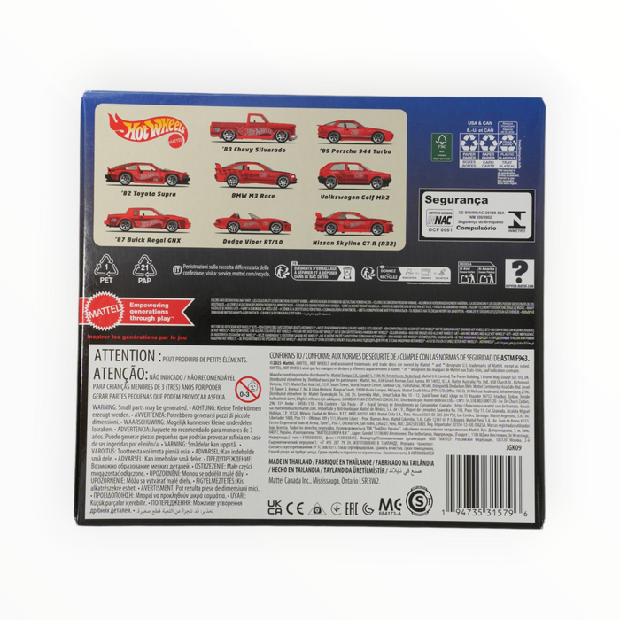 Hot Wheels Mattel 80th Anniversary Multipack - Silver Series (2025)