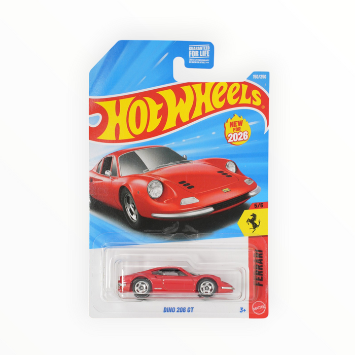 Hot Wheels Dino 206 GT - Mainline (2026) 150/250