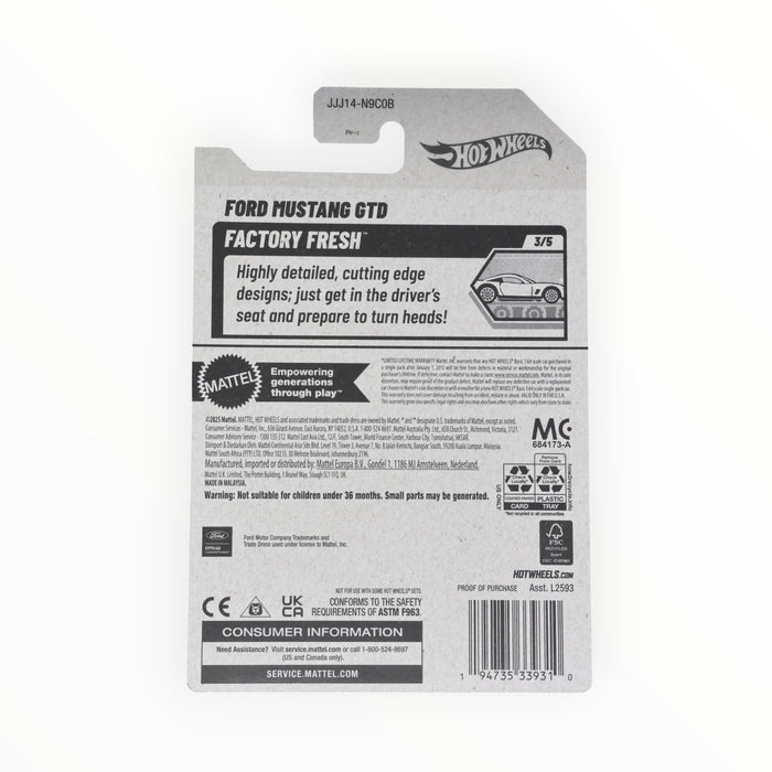Hot Wheels Ford Mustang GTD - Mainline (2026) 43/250