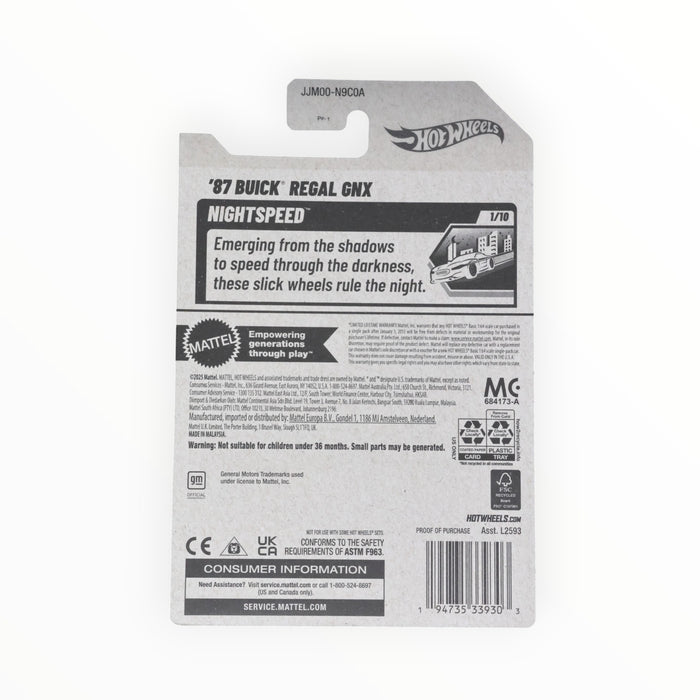 Hot Wheels '87 Buick Regal GNX (Treasure Hunt) 2026 - 9/250