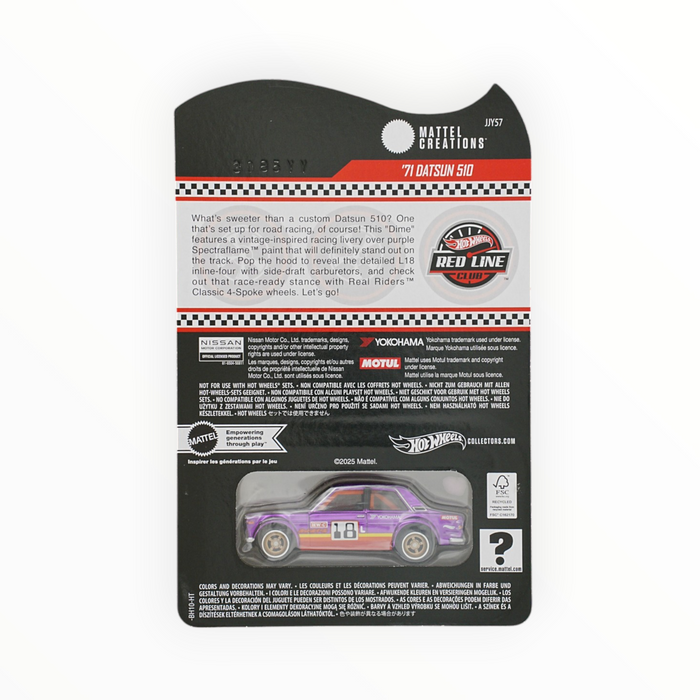 Hot Wheels '71 Datsun 510 - RLC (2026)
